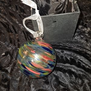 Blow glass Christmas ornament
